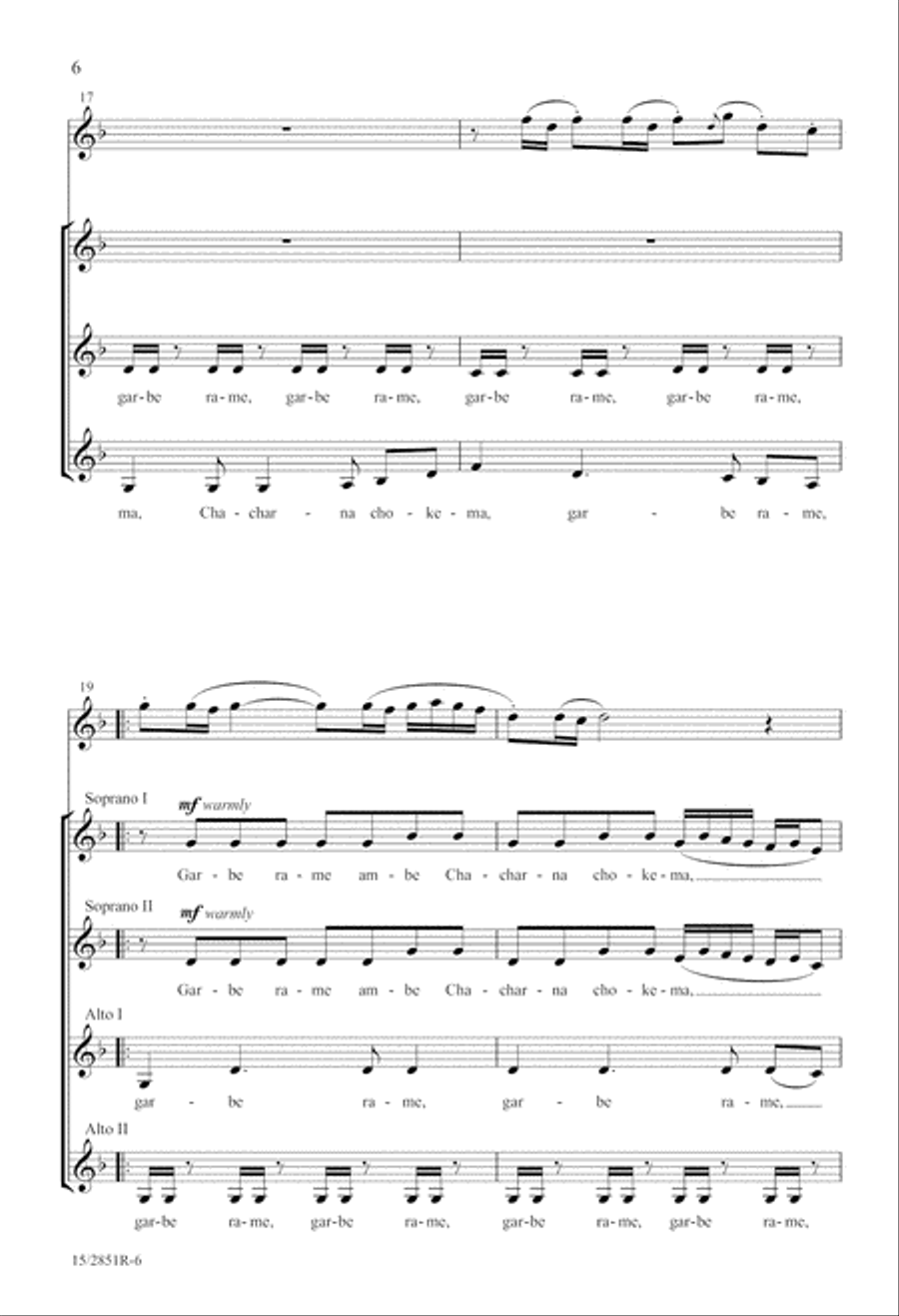 Garbe rame (Dancing With Gourds) SSAA scores gallery preview page 7