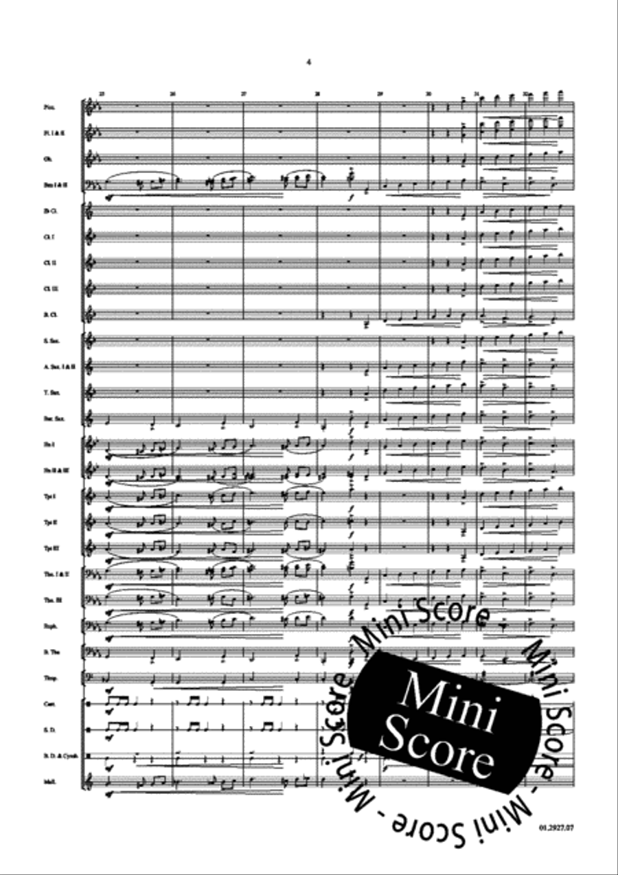 Paso Quebrado Concert Band scores gallery preview page 8