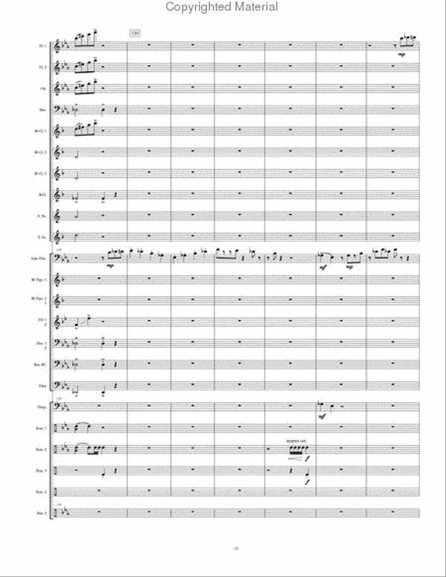 Seminar Concert Band scores gallery preview page 19