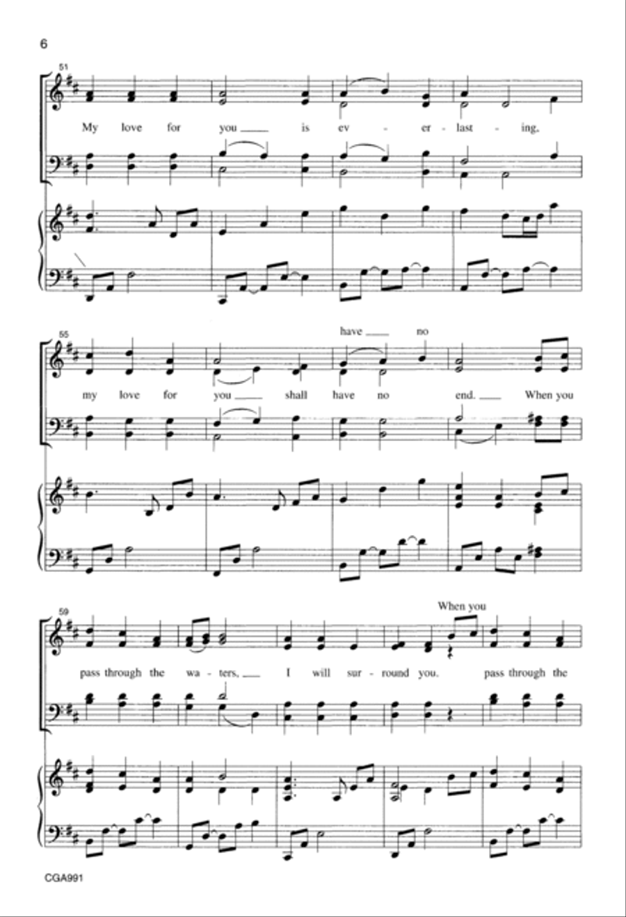 Be Not Afraid 4-Part scores gallery preview page 6