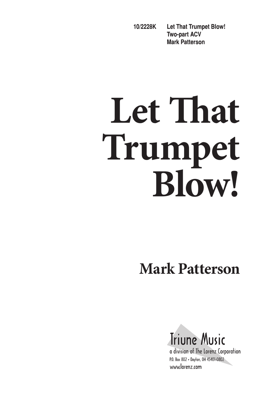 Let That Trumpet Blow