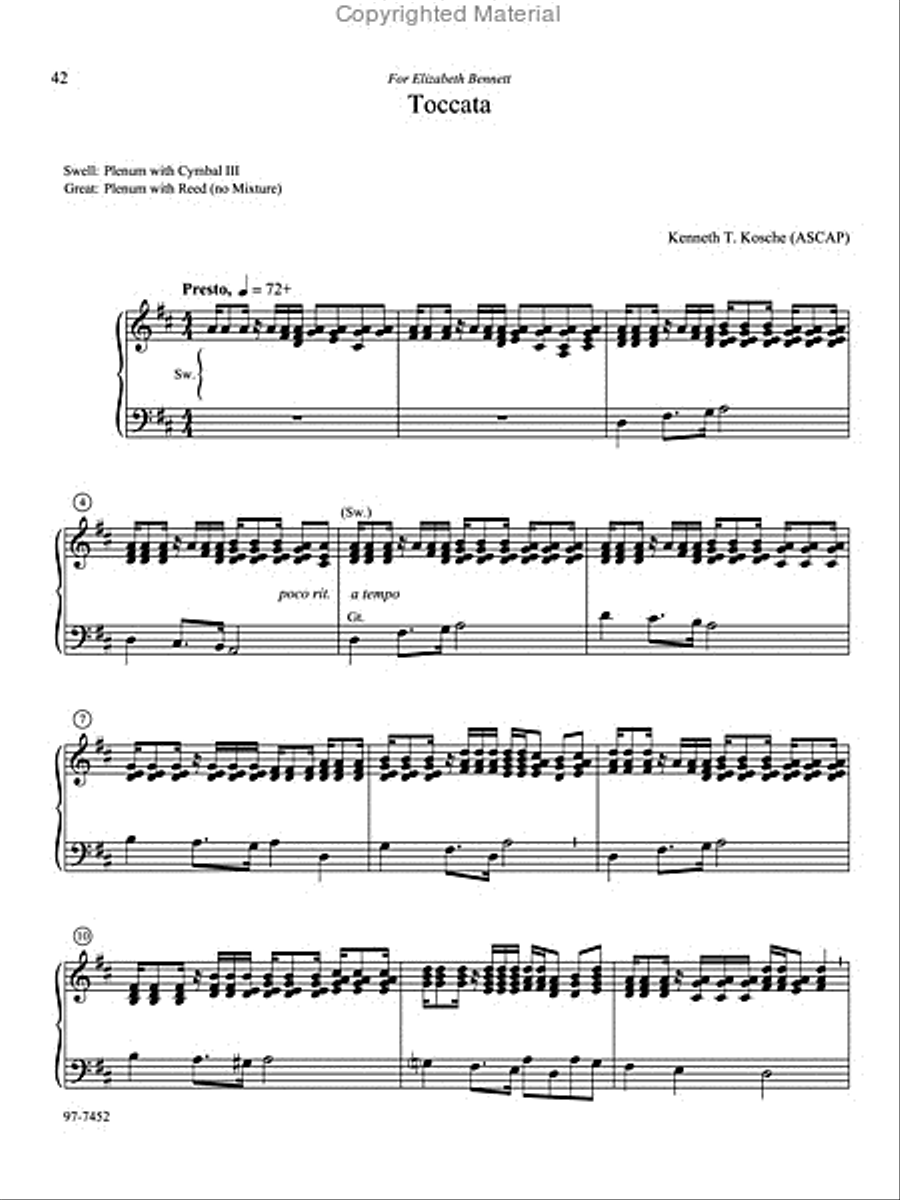 For Manuals Only, Set 1 Organ scores gallery preview page 14