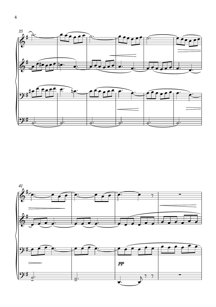 Piano duets 4 hands Preludes by R Hahn 1 Piano, 4-Hands scores gallery preview page 4