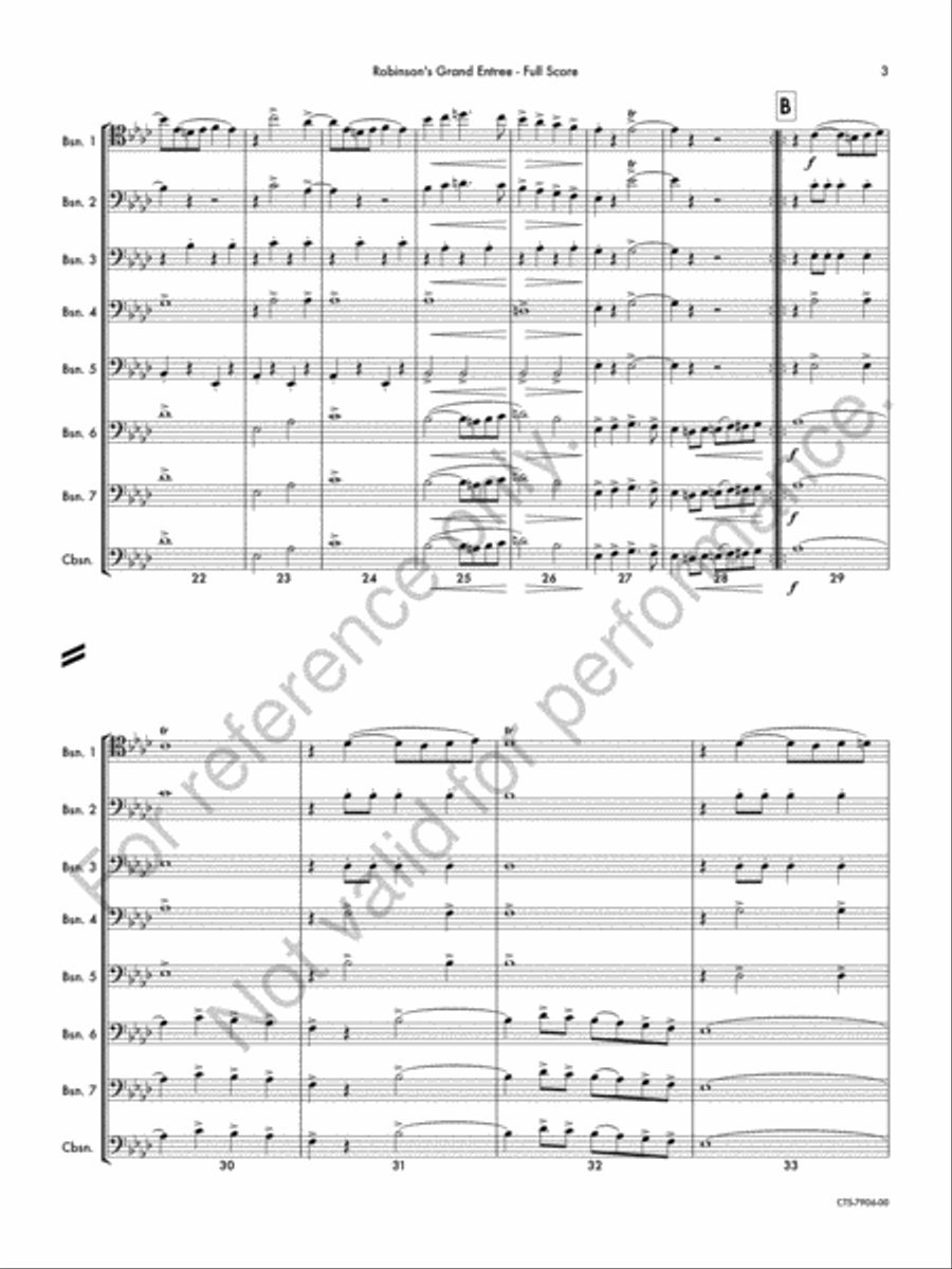Robinson's Grand Entrée Bassoon scores gallery preview page 4