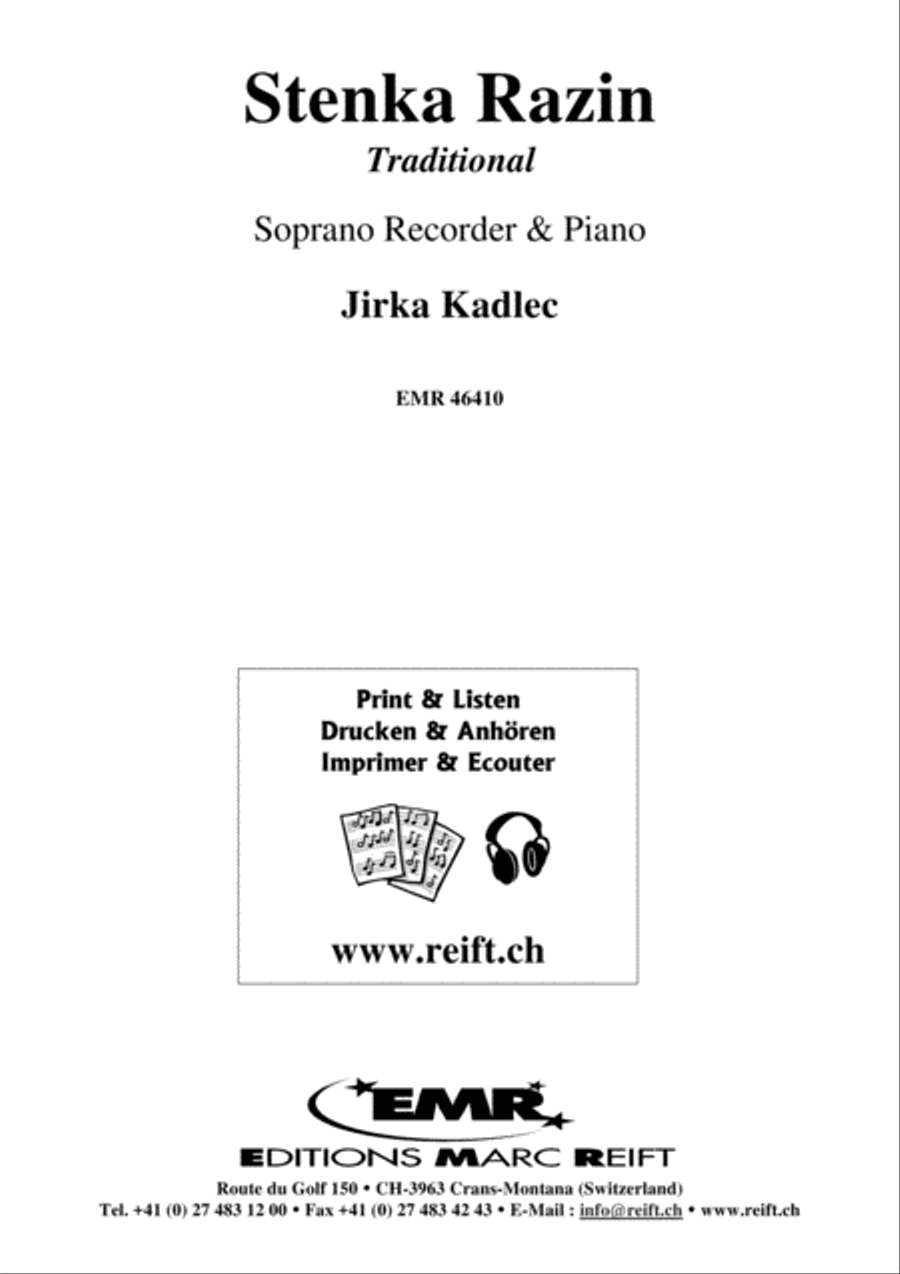 Stenka Razin Soprano Recorder scores gallery preview page 2