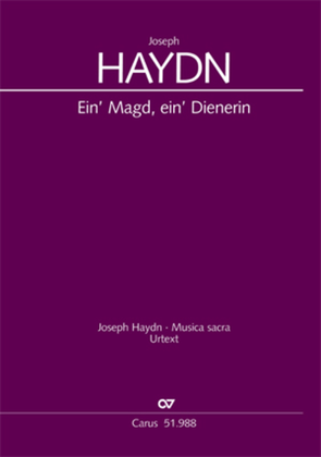 Ein' Magd, ein' Dienerin