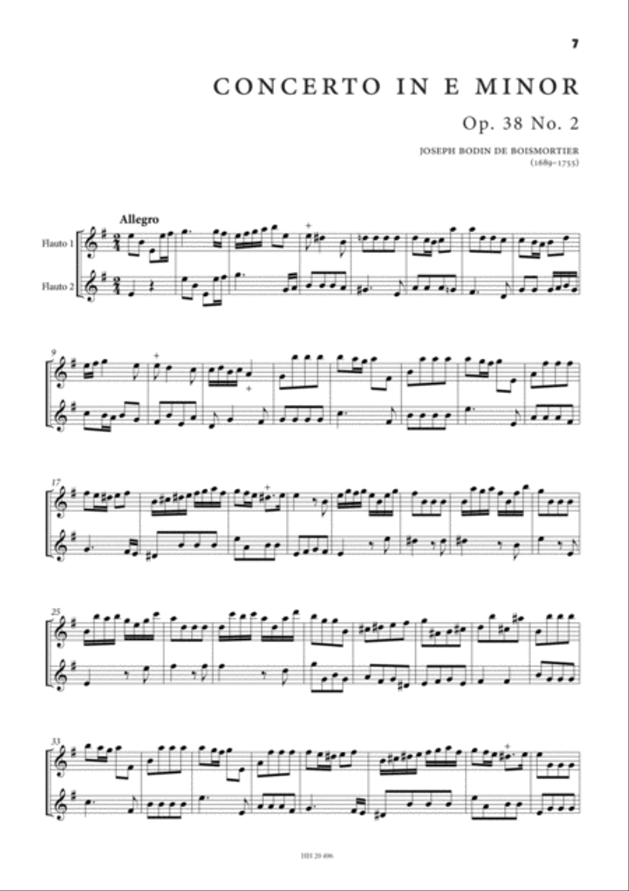 Six Concertos, Op. 38 Six Concertos, Op. 38 Flute Duet scores gallery preview page 3