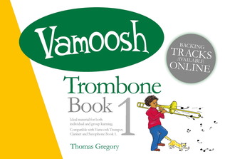 Book cover for Vamoosh Trombone Book 1