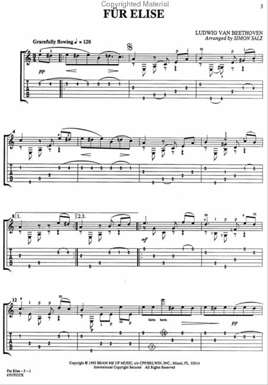 Für Elise Small Ensemble scores gallery preview page 2