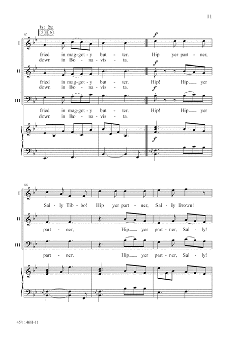 We Sing the World Around Choir scores gallery preview page 11