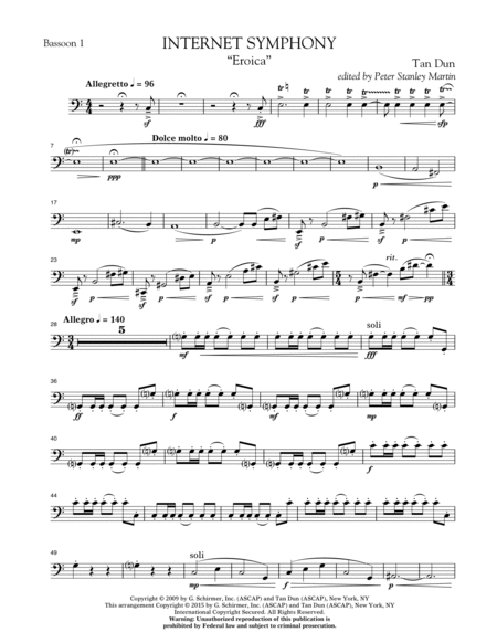 Internet Symphony "Eroica" - Bassoon 1