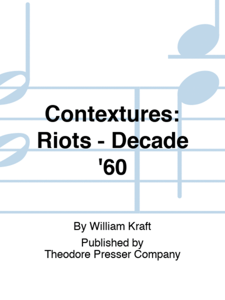 Contextures: Riots - Decade '60