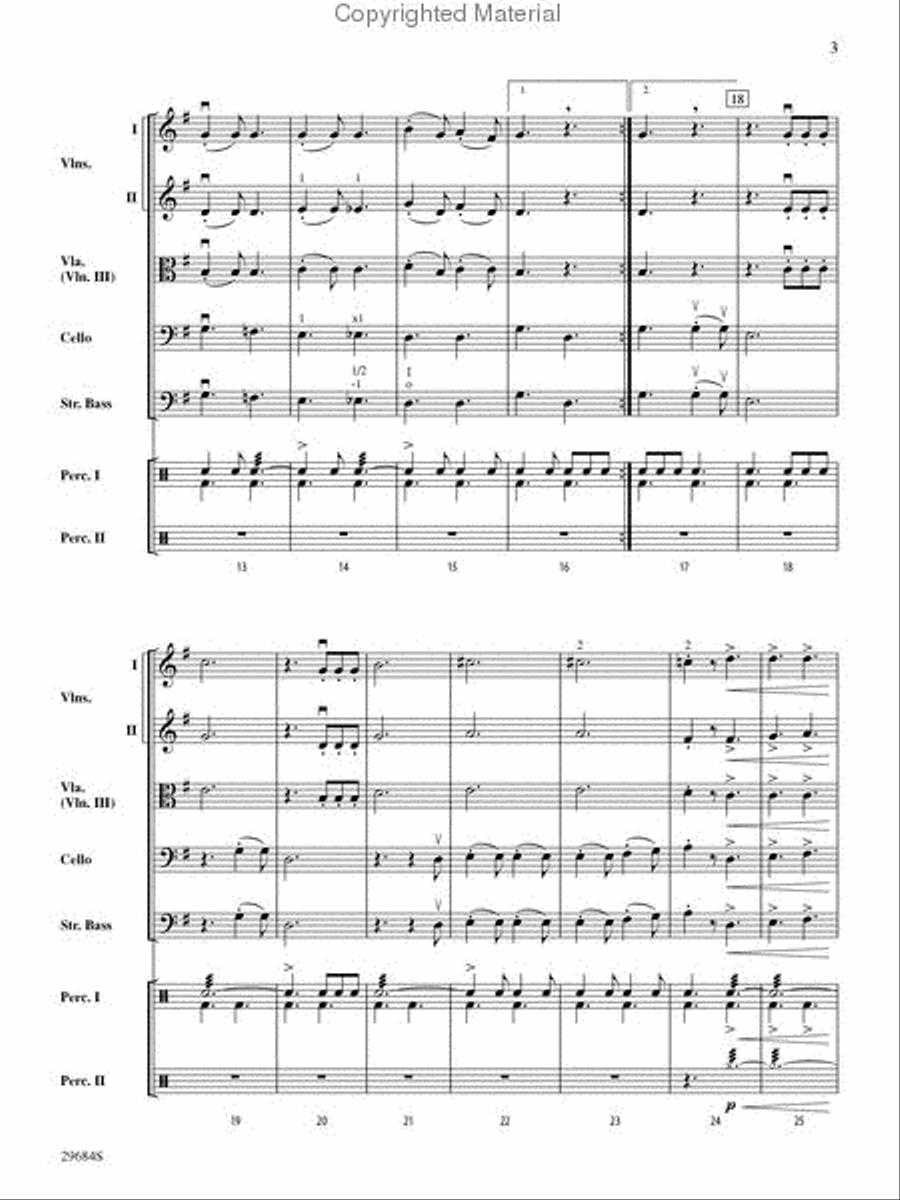 A Day at Disneyland String Orchestra scores gallery preview page 3