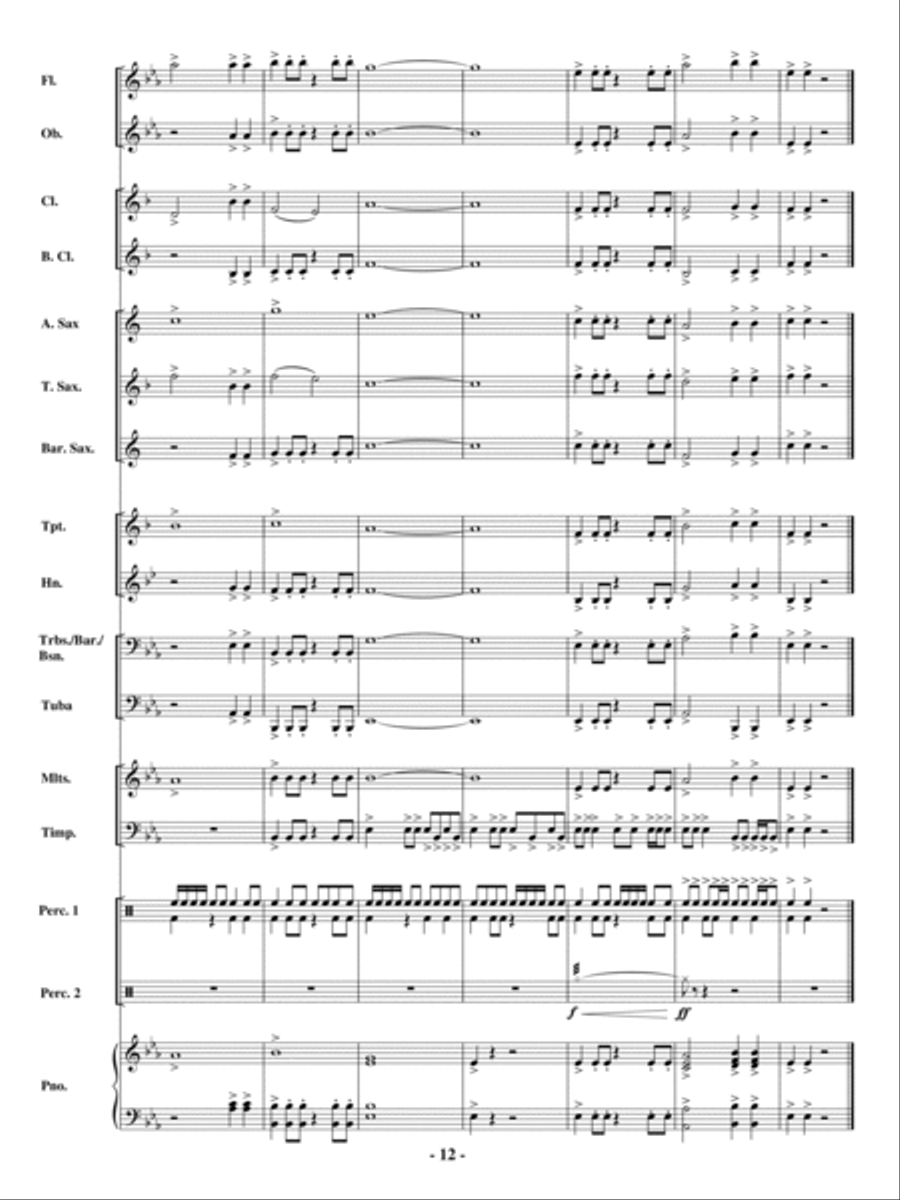 The Soaring Spirit Concert Band scores gallery preview page 11