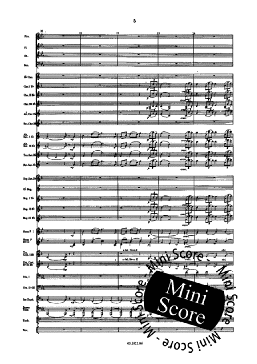 Marche Nuptiale Concert Band scores gallery preview page 7