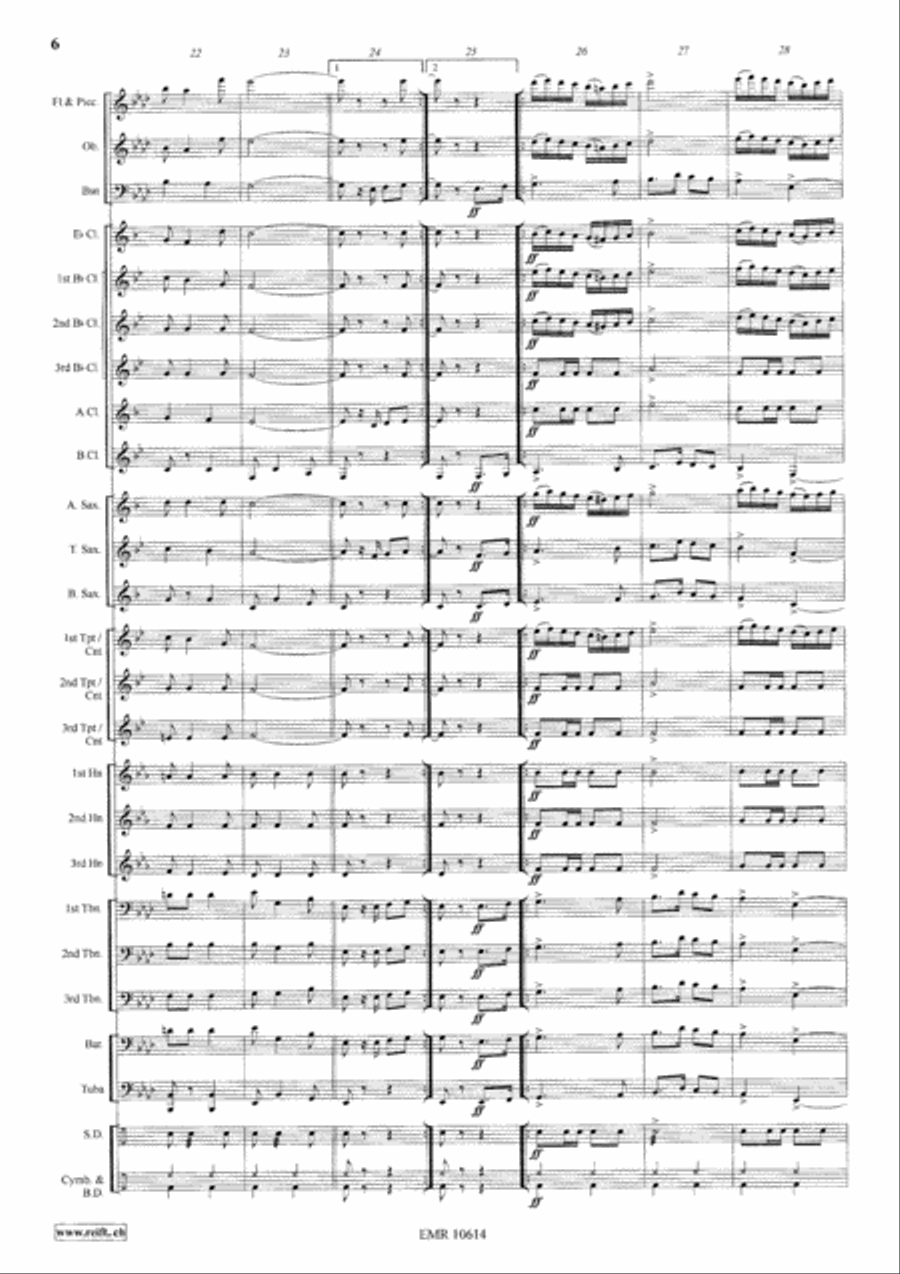 Into The Future Into The Future Concert Band scores gallery preview page 7