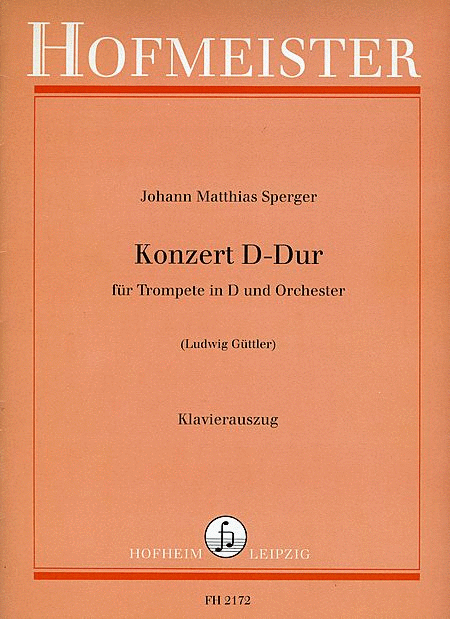 Konzert D-Dur fur Trompete und Orchester/ KlA