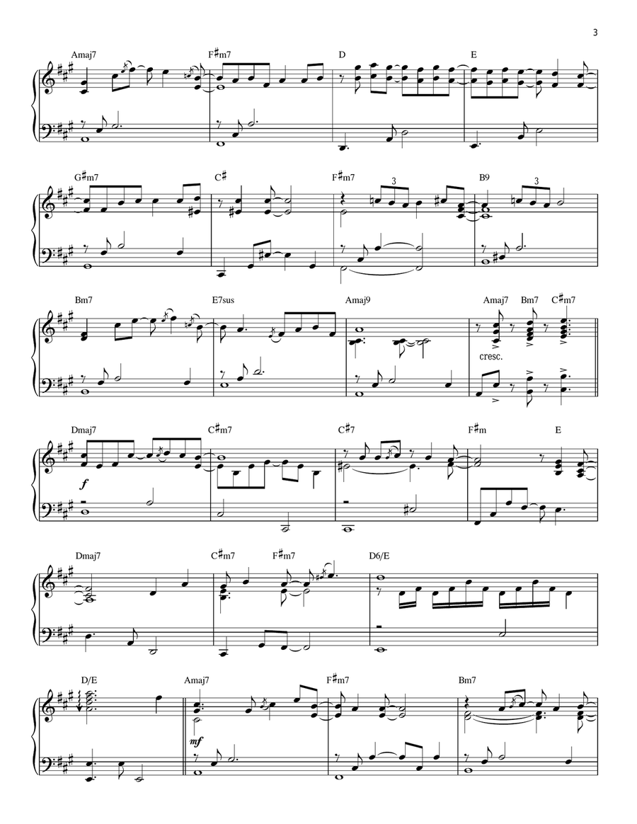 Wishful Thinking Piano Solo scores gallery preview page 3