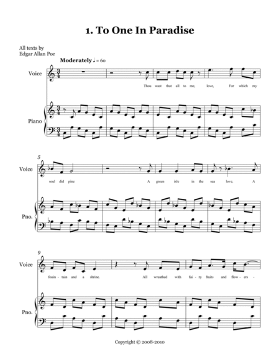 A Demon in My View Vocal Duet scores gallery preview page 2