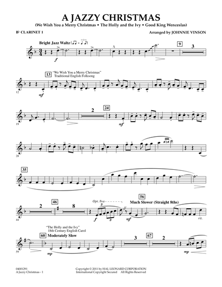 A Jazzy Christmas - Bb Clarinet 1