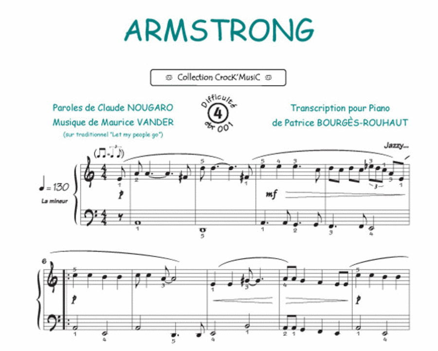 Armstrong (Collection CrocK'MusiC) image number null