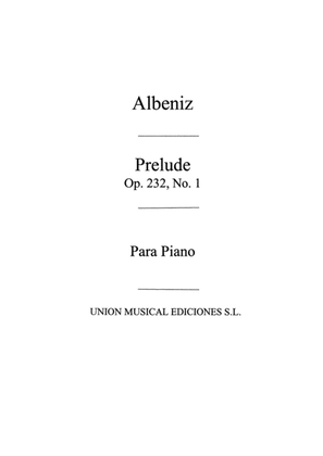 Book cover for Prelude No.1 From Cantos De Espana Op.232