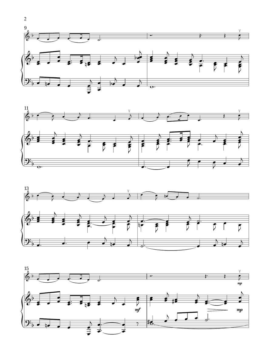He Shall Feed His Flock He Shall Feed His Flock Violin Solo scores gallery preview page 2
