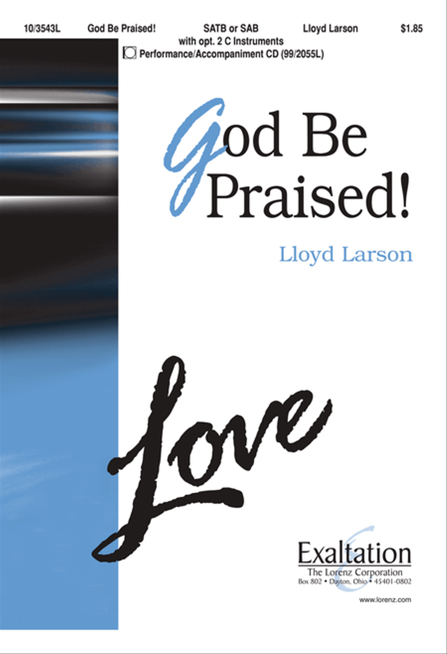 God Be Praised! 4-Part scores gallery preview page 1