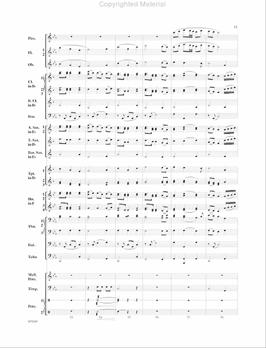 I Wonder As I Wander I Wonder As I Wander Concert Band scores gallery preview page 12
