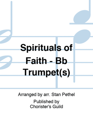 Book cover for Spirituals of Faith - Bb Trumpet(s)