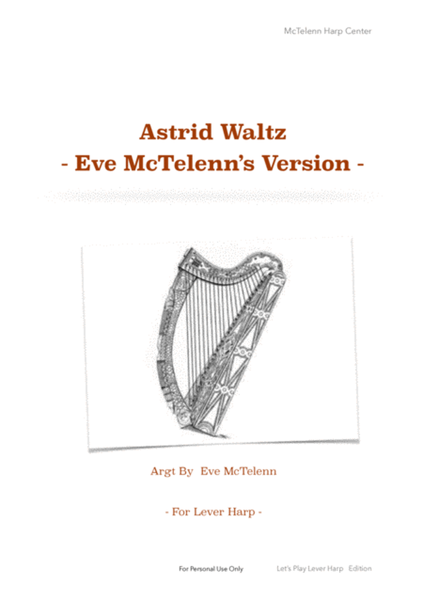 Astrid Waltz - intermediate & 34 String Harp | McTelenn Harp Center image number null