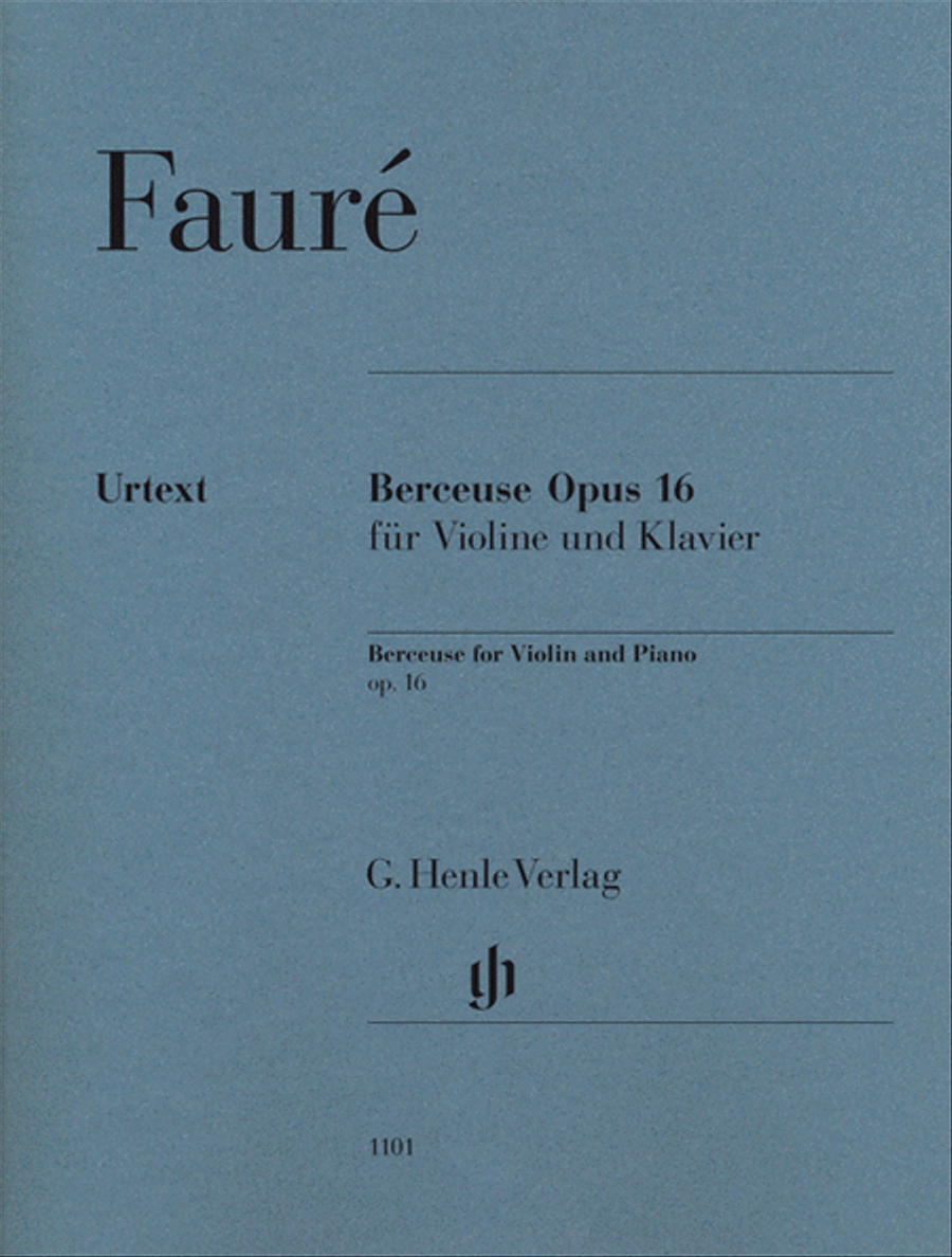 Berceuse, Op. 16 Violin Solo scores gallery preview page 1