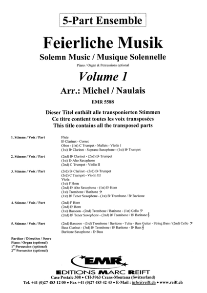 Feierliche Musik Volume 1 image number null