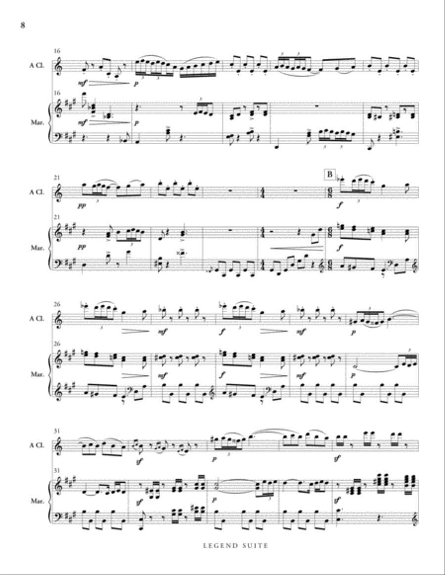 Legend Suite Clarinet scores gallery preview page 7