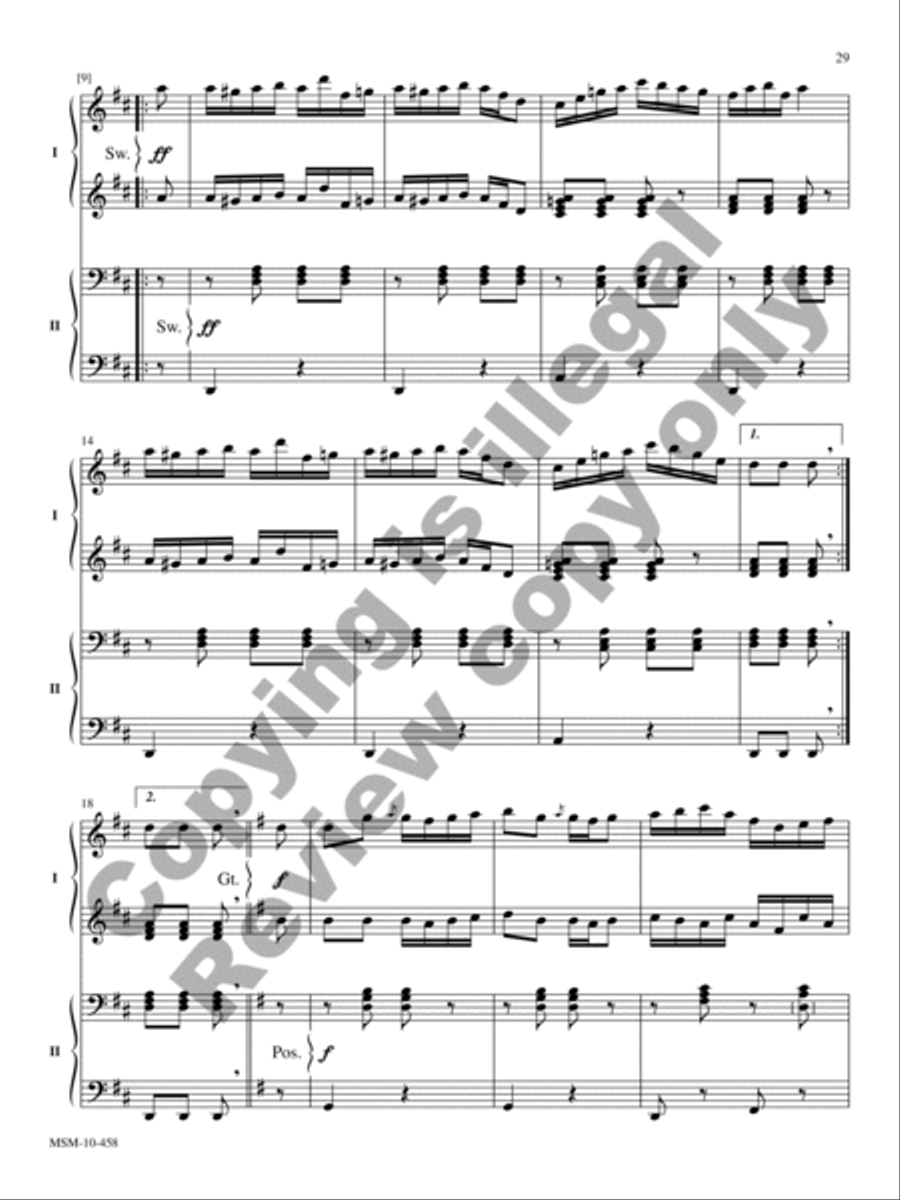 Four Duets for Organ