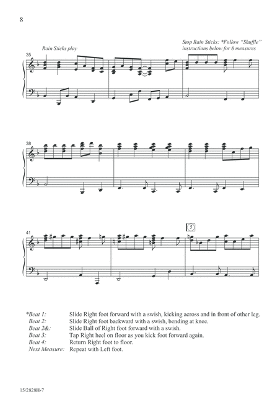 That Old Soft Shoe Unison Choir scores gallery preview page 9