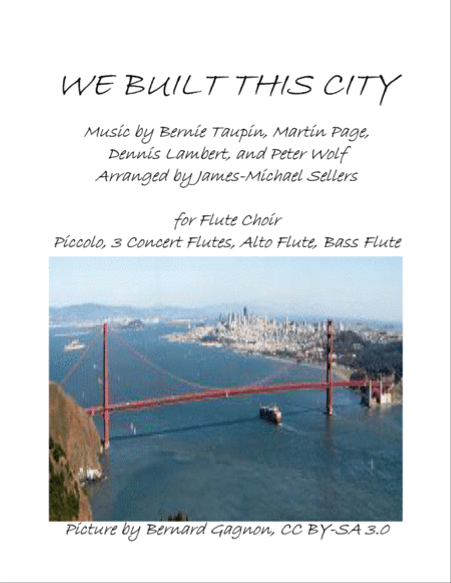 We Built This City by Starship Flute Choir - Digital Sheet Music