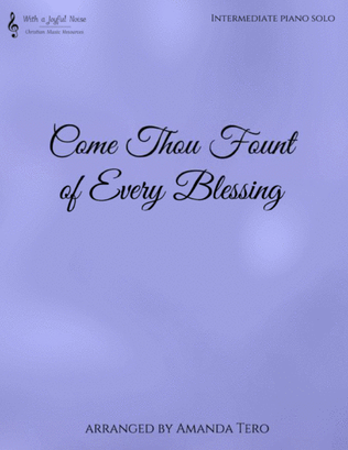 Book cover for Come Thou Fount (of every blessing)