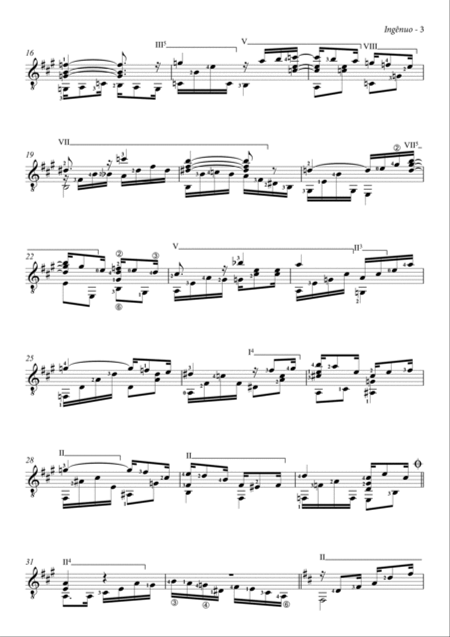 Ingenuo Guitar Solo scores gallery preview page 2