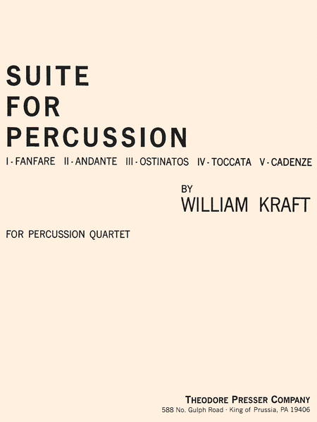 Suite For Percussion (1958)
