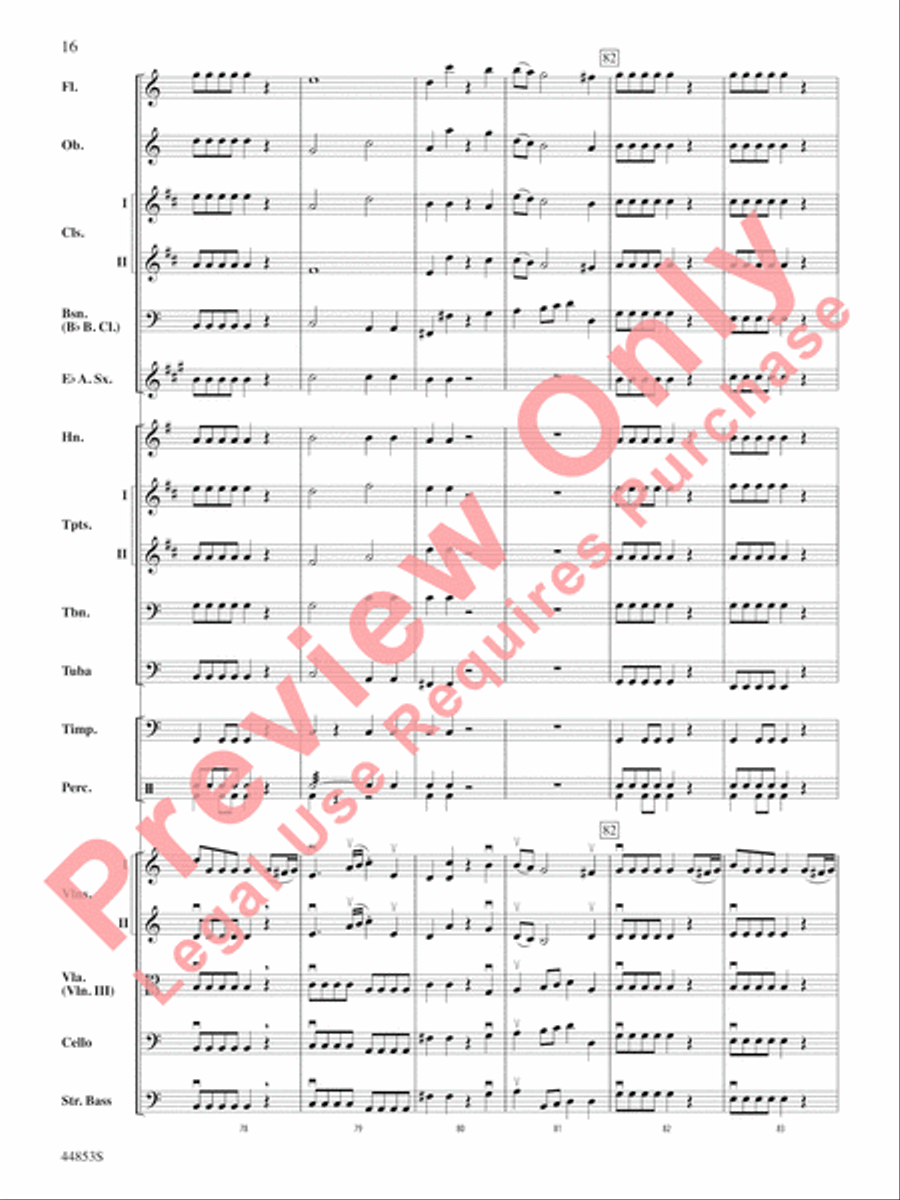 Symphony No. 36, The Linz Full Orchestra scores gallery preview page 17