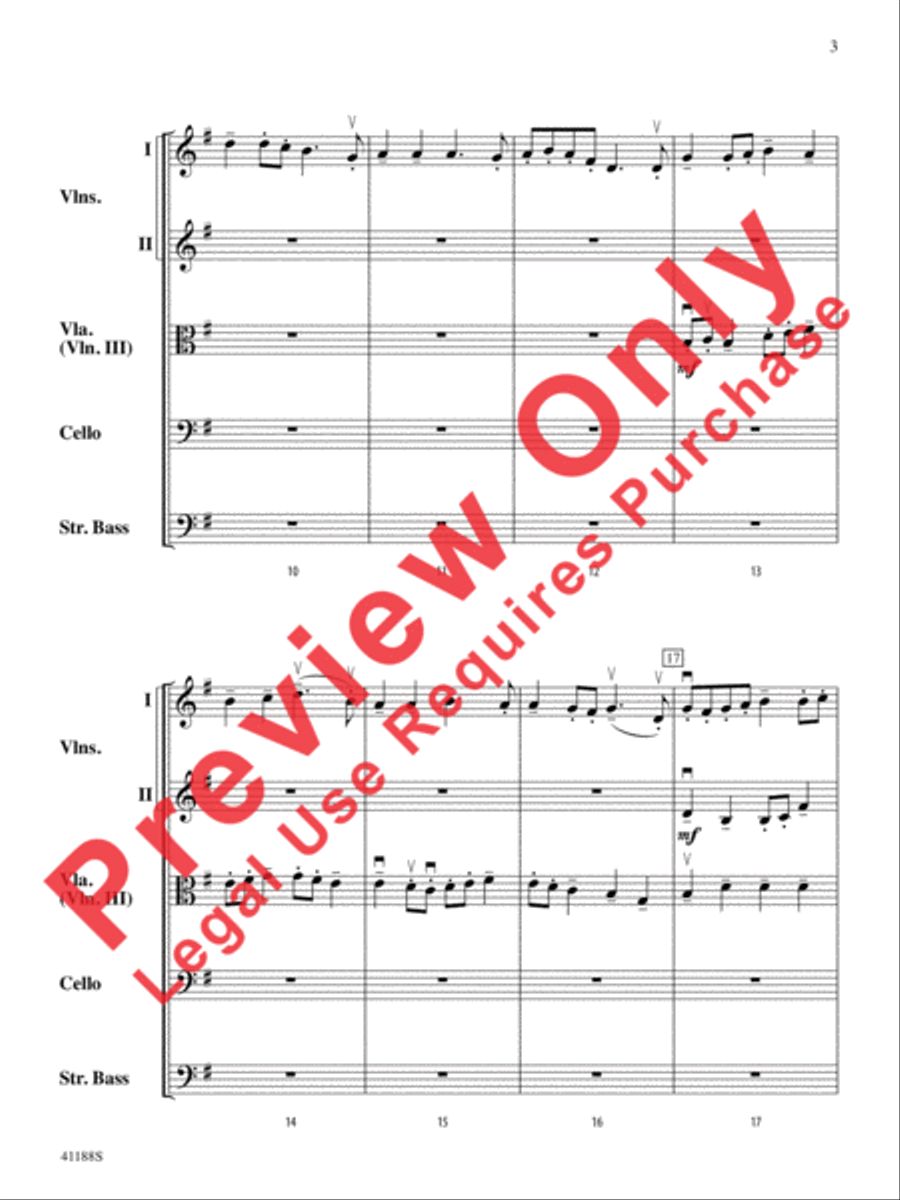 The Simple Gifts of Music String Orchestra scores gallery preview page 4