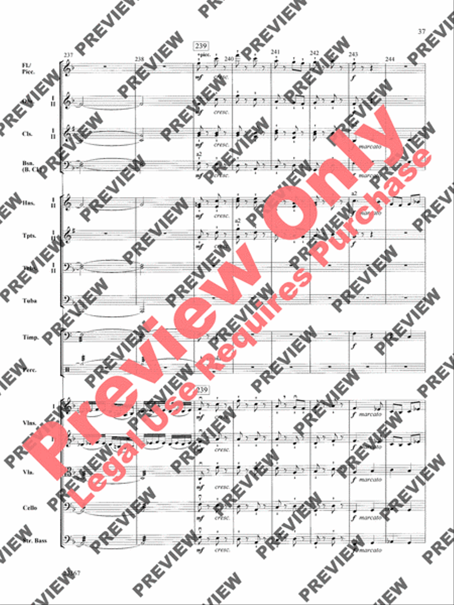 Overture to the Wasps Full Orchestra scores gallery preview page 37