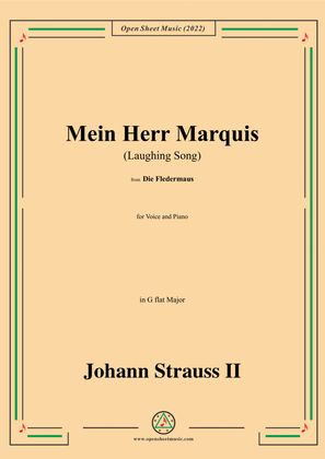 Johann Strauss II-Mein Herr Marquis(Laughing Song),in G flat Major