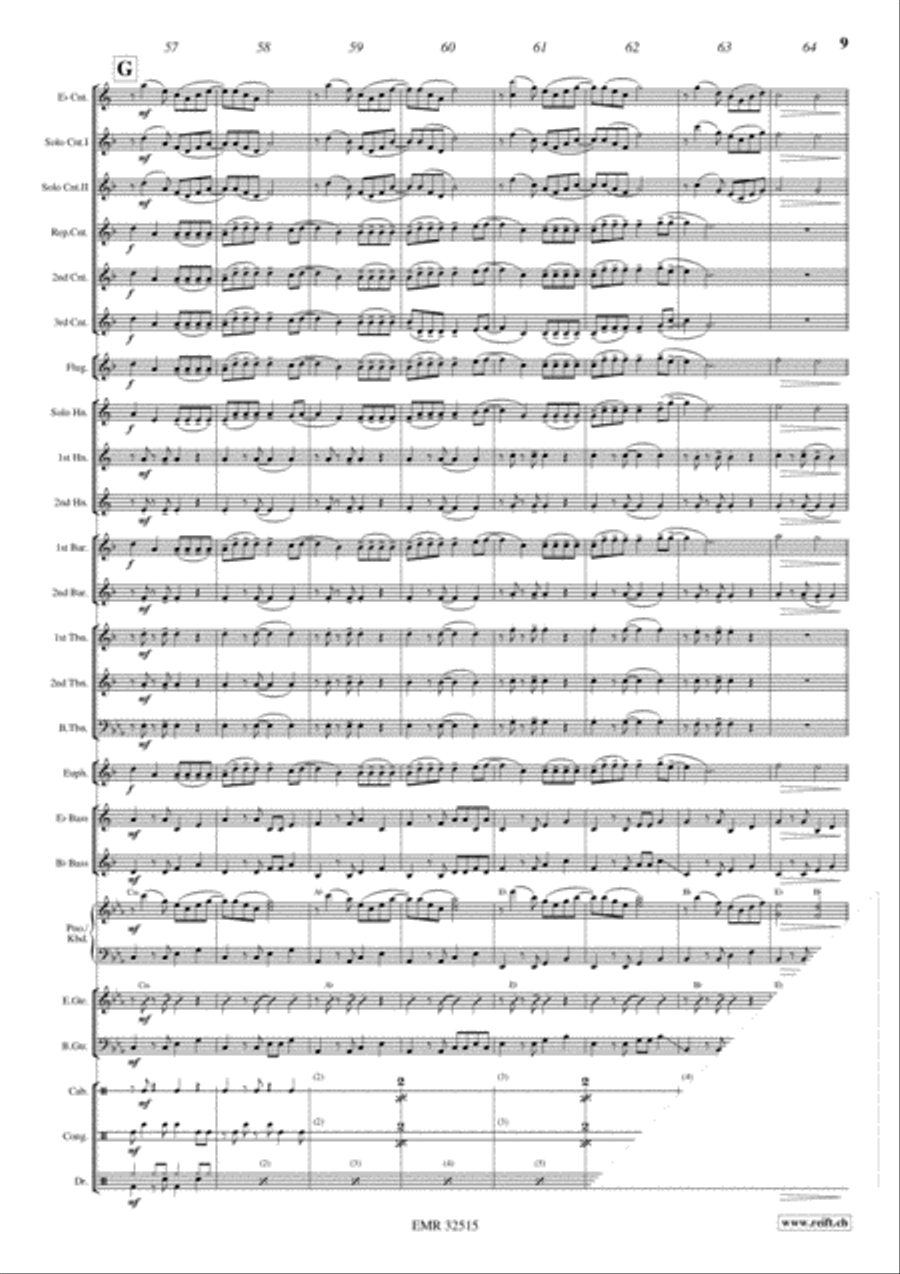 Despacito Brass Band scores gallery preview page 10