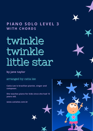 Book cover for Twinkle Twinkle Little Star - Piano Solo
