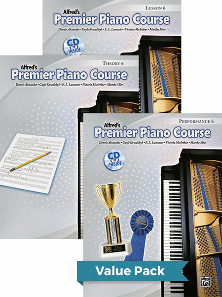 Premier Piano Course, Lesson, Theory & Performance 6 2012 (Value Pack)