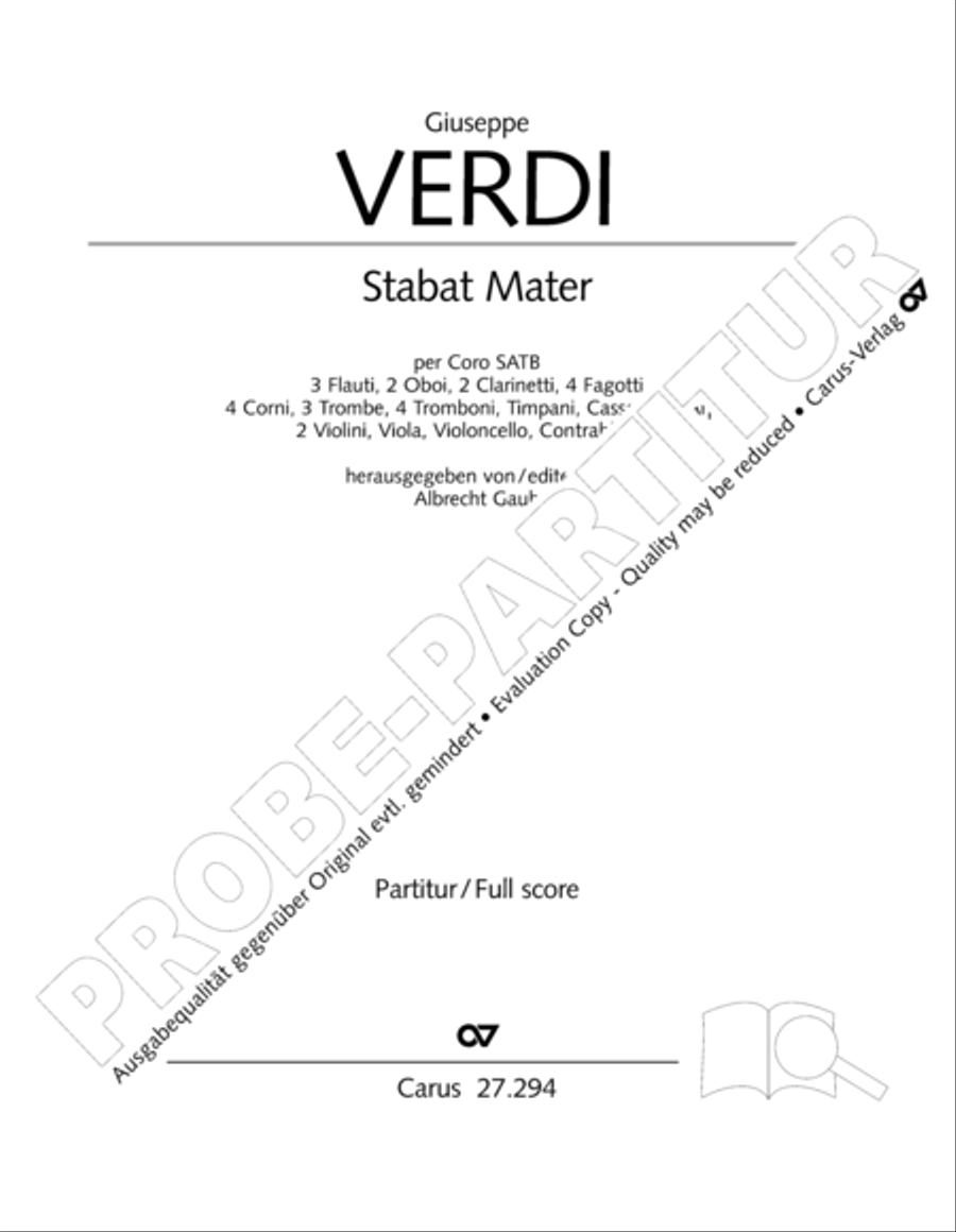 Stabat mater 4-Part scores gallery preview page 2