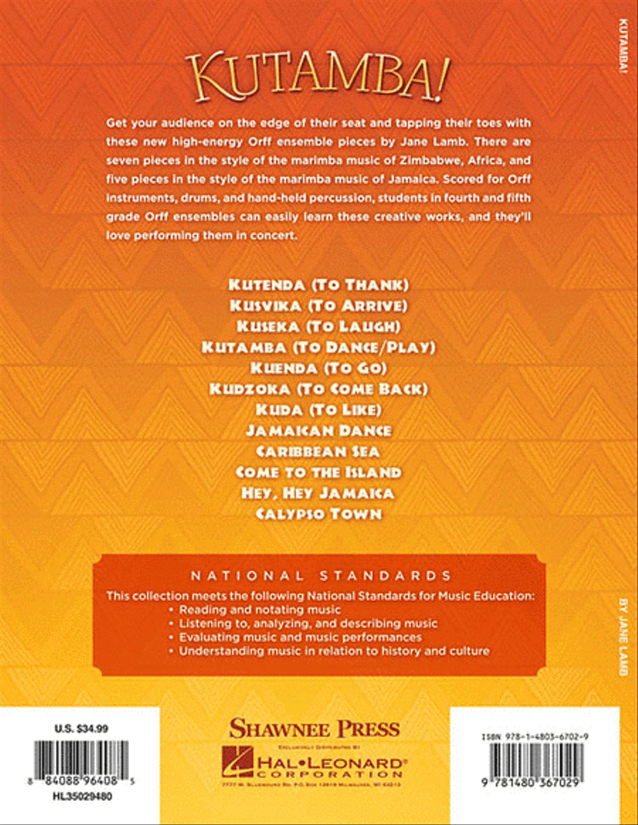 Kutamba! Choir scores gallery preview page 2