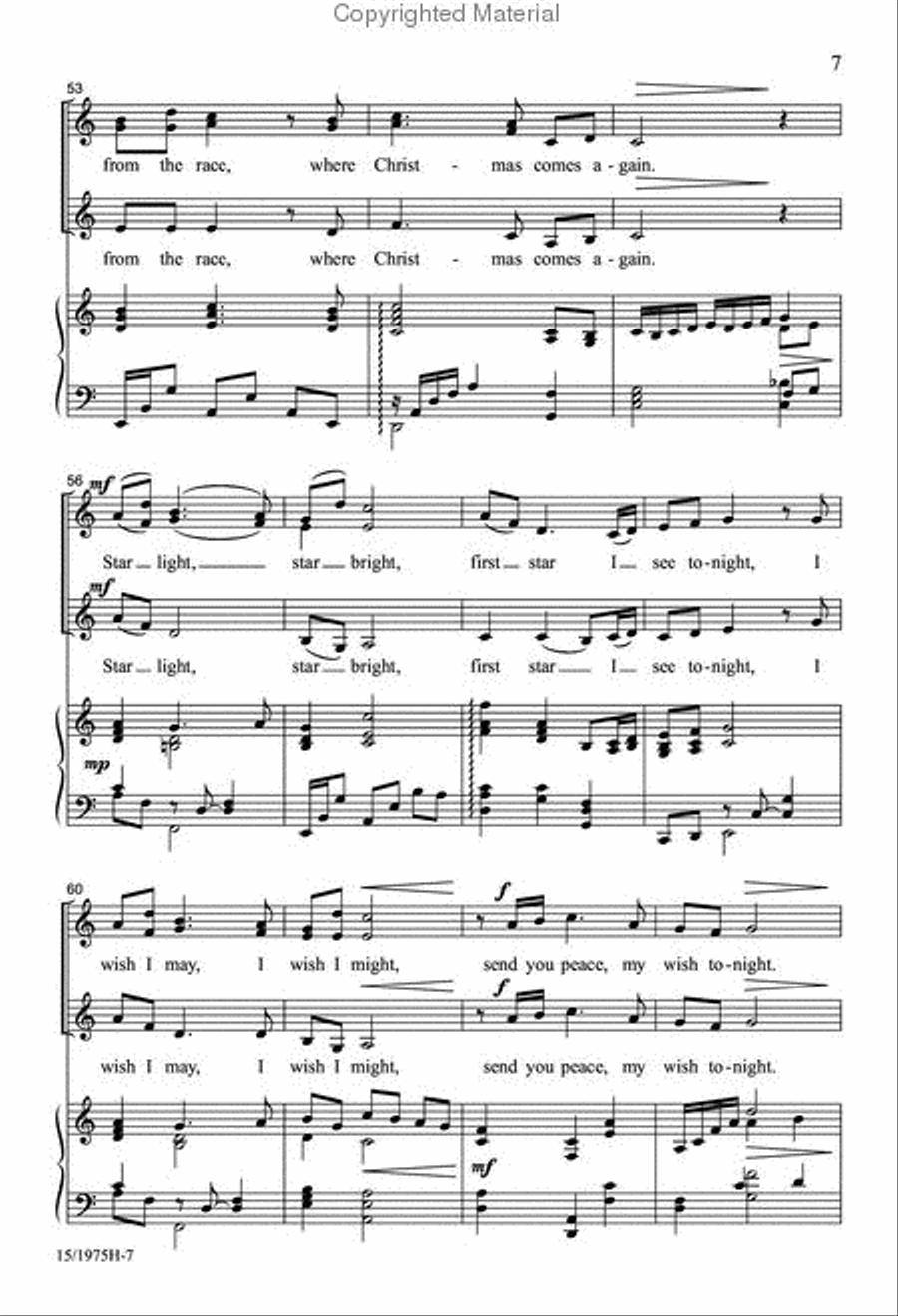 My Wish for You This Christmas SSA scores gallery preview page 7
